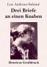 Drei Briefe an einen Knaben (Großdruck) (German Edition)