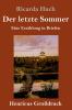Der letzte Sommer (Gro��druck)