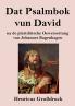 Dat Psalmbok vun David (Gro��druck)