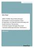 Mehr Vielfalt durch Rauchstopp - Konzeption und Evaluation eines Programms zur Raucherentwöhnung mit hypnotischen Elementen motivationspsychologischen und verhaltenstherapeutischen Einflüssen
