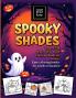 SPOOKY SHADES Large Print Halloween Adult coloring book for seniors. Easy coloring books for adults relaxation