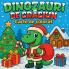 Dinozauri de Crăciun - Carte de colorat