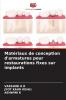 Matériaux de conception d'armatures pour restaurations fixes sur implants
