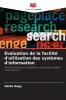 Évaluation de la facilité d'utilisation des systèmes d'information