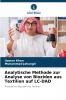 Analytische Methode zur Analyse von Bioziden aus Textilien auf LC-DAD