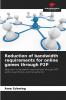 Reduction of bandwidth requirements for online games through P2P