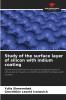 Study of the surface layer of silicon with indium coating