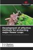 Development of effective methods for protecting major flower crops