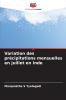 Variation des précipitations mensuelles en juillet en Inde