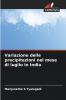 Variazione delle precipitazioni nel mese di luglio in India