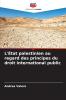 L'État palestinien au regard des principes du droit international public