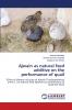 Ajwain as natural feed additive on the performance of quail