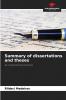 Summary of dissertations and theses