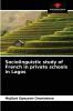 Sociolinguistic study of French in private schools in Lagos