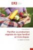 Planifier sa production végétale du type familial en trois étapes
