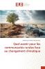 Quel avenir pour les communautés rurales face au changement climatique