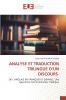 ANALYSE ET TRADUCTION TRILINGUE D'UN DISCOURS
