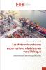Les déterminants des exportations Algériennes vers l'Afrique