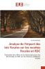 Analyse de l'impact des lois fiscales sur les recettes fiscales en RDC