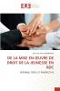 DE LA MISE EN ŒUVRE DE DROIT DE LA JEUNESSE EN RDC