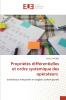 Propriétés différentielles et ordre systémique des opérateurs