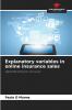 Explanatory variables in online insurance sales