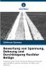 Bewertung von Spannung Dehnung und Durchbiegung flexibler Beläge