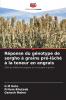 Réponse du génotype de sorgho à grains pré-lâché à la teneur en engrais