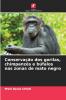 Conservação dos gorilas chimpanzés e búfalos nas zonas de mato negro