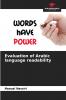 Evaluation of Arabic language readability