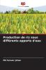 Production de riz sous différents apports d'eau
