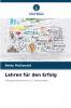 Lehren für den Erfolg