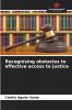 Recognising obstacles to effective access to justice