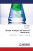 Water Analysis of Natural Resources