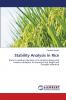Stability Analysis in Rice