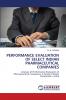 PERFORMANCE EVALUATION OF SELECT INDIAN PHARMACEUTICAL COMPANIES