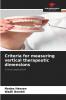 Criteria for measuring vertical therapeutic dimensions