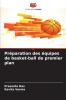 Préparation des équipes de basket-ball de premier plan