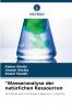 Wasseranalyse der natürlichen Ressourcen