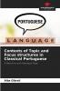Contexts of Topic and Focus structures in Classical Portuguese