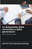 La dimensione della corruzione e della governance