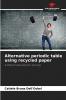 Alternative periodic table using recycled paper