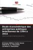 Étude économétrique des entreprises publiques brésiliennes de 1994 à 2014