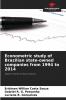Econometric study of Brazilian state-owned companies from 1994 to 2014