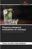 Physico-chemical evaluation of cachaça