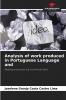 Analysis of work produced in Portuguese Language and