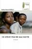 CE N'EST PAS DE MA FAUTE