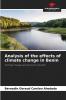 Analysis of the effects of climate change in Benin