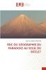 RDC OU GÉOGRAPHIE DU PARADOXE AU SEUIL DU SIÈCLE?