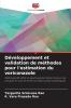Développement et validation de méthodes pour l'estimation du voriconazole